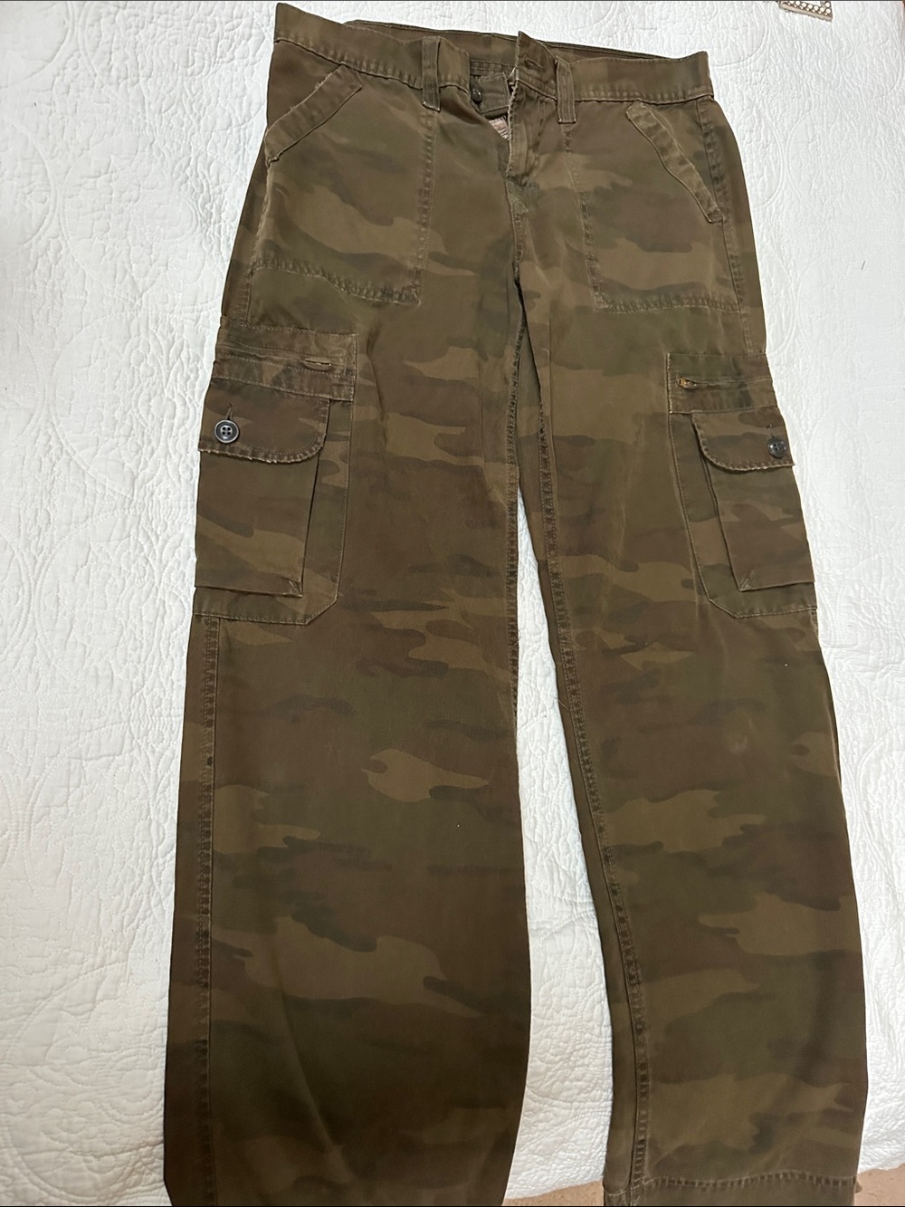 Lucky Brand Camouflage Utility Cargo Pants 6/28
